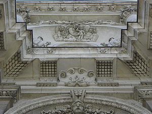 Sculptures de la tour de Notre-Dame de Rennes par l'atelier de Corbineau.