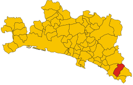 Casarza Ligure – Mappa