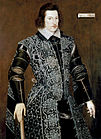 The Earl of Essex em armadura por William Segar, 1590