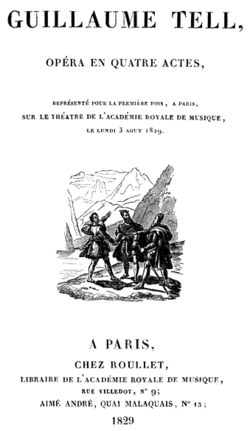 Titulní strana libreta, 1829