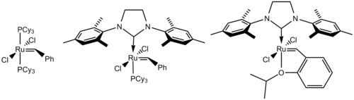 Common Grubbs catalysts