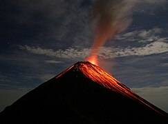 Volcán de Fuego.