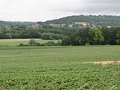 Sermoise (Aisne) paysage, vallée de l'Aisne et au loin Missy-sur-Aisne.JPG