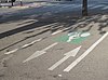 Cycle route marking Le Havre.jpg