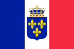 Die Franse tricolore met die koninklike kroon en fleur-de-lis is moontlik deur Henri d’Artois in sy jeug ontwerp as kompromis maar dit is nooit amptelik gemaak nie en hy het dit self verwerp toe die troon in 1870 aan hom gebied is[50][51]