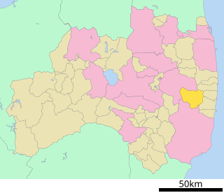 川内村位置図