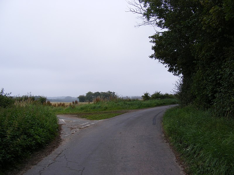 File:Road junction near Hackford Hall - geograph.org.uk - 2526874.jpg