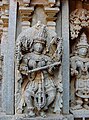 India, Keshava temple, ca. 13th century C.E. Saraswati playing a stick zither.