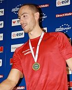 Jérémy Stravius, member of the Amiens Métropole Natation [fr] club