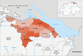 Bezirke des Kantons Thurgau bis 31. Dezember 1994