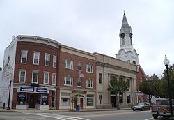 View of downtown Rochester from Central Square