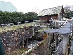 Entrée du bras naturel en souterrain