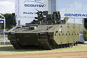 Scout SV, British Army, ARES, an APC