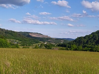 Jakubčovice : vue générale.