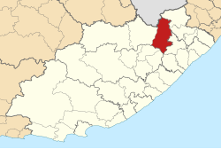 Location in the Eastern Cape