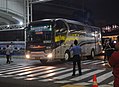 DAMRI Airport bus bound for Rawamangun, Soekarno-Hatta International Airport