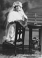 First Communion photo of a girl in Argentina, 1923