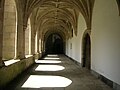 Monastère de San Xulián de Samos, galerie du grand cloître, le plus récent.