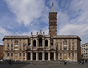 Façade de la basilique Sainte-Marie-Majeure.