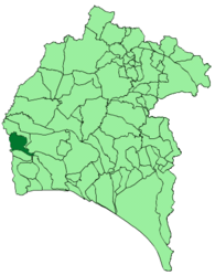 Sanlúcar de Guadiana – Mappa