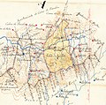 1863 mappa ta' Couto Misto (minn Jose de Castro Lopez)