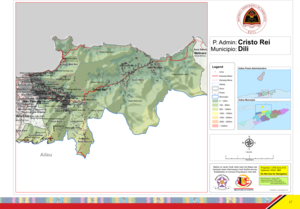 Verwaltungsgliederung der Gemeinde Dili