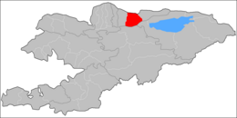 Distretto di Čuj – Localizzazione