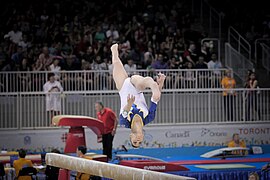 2015 Pan American Games Daniele Hypolito Beam.jpg