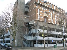 Milford Tower above a community multi-storey car park