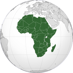 Africa (orthographic projection)