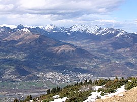 The view of the village from Hautacam