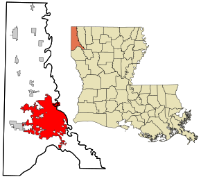 Shreveport i Caddo Parish och Louisiana