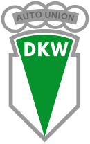 DKW-Logo an Krafträdern nach Gründung der Auto Union