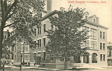 Grant Hospital building, demolished
