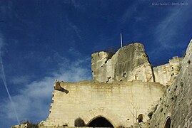 Le blanc de la pierre et le bleu du ciel.JPG