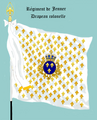 drapeau colonel du régiment de Jenner de 1751 à 1762