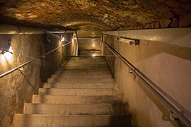 Treppe des Eingangs Maxtormauer