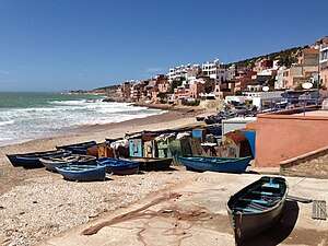 Taghazout's beach