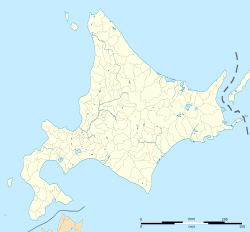 浦河沖地震の位置（北海道内）