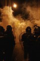 French riot police with shields