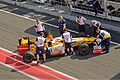 Alonso testing at Barcelona, March 2009