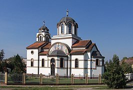 Una iglesia ortodoxa serbia en Nocaj, Vojvodina.