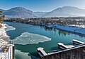 English: View from the crest in southeastern direction Deutsch: SO-Blick von der Mauerkrone