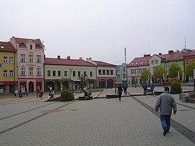 Chrzanow, the main square in the city of Reink in 2010 (Photo: Hollander)