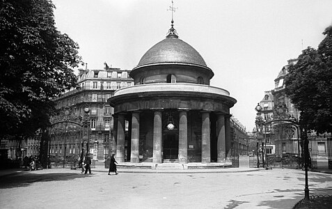 L'entrée du parc en 1934.