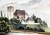 Schloss Unterriexingen (Aquarell von 1838)