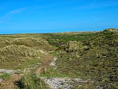 Texel - De Hors - View on the Entrance to the Kreeftpolder, named after the supervisor of Rijkswaterstaat Jaap Kreeft who helped create this nature reserve.jpg