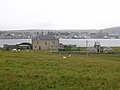 Gardie House on Bressay with Lerwick in the background