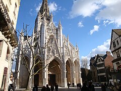 Église Saint-Maclou de Rouen, construite entre 1437 et 1517.