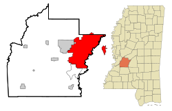 Located primarily in Hinds County, Mississippi